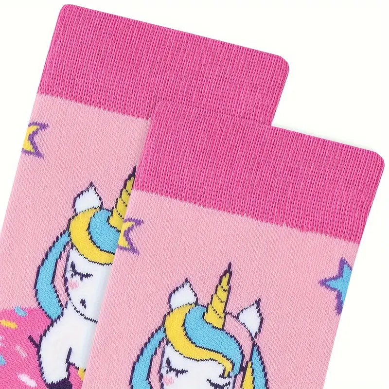 Unicorn Socks - Pink