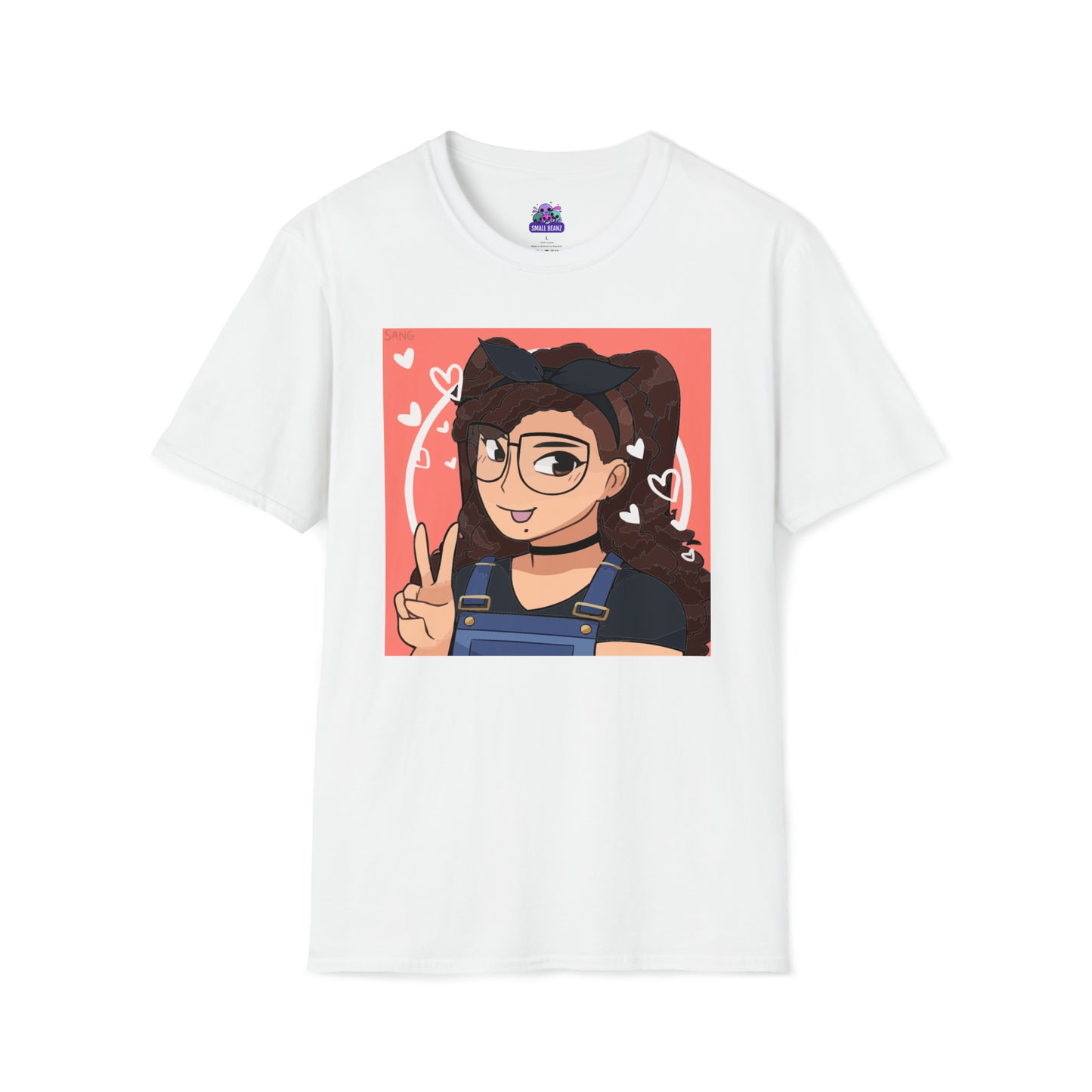 Cute Girl Unisex Softstyle T-Shirt