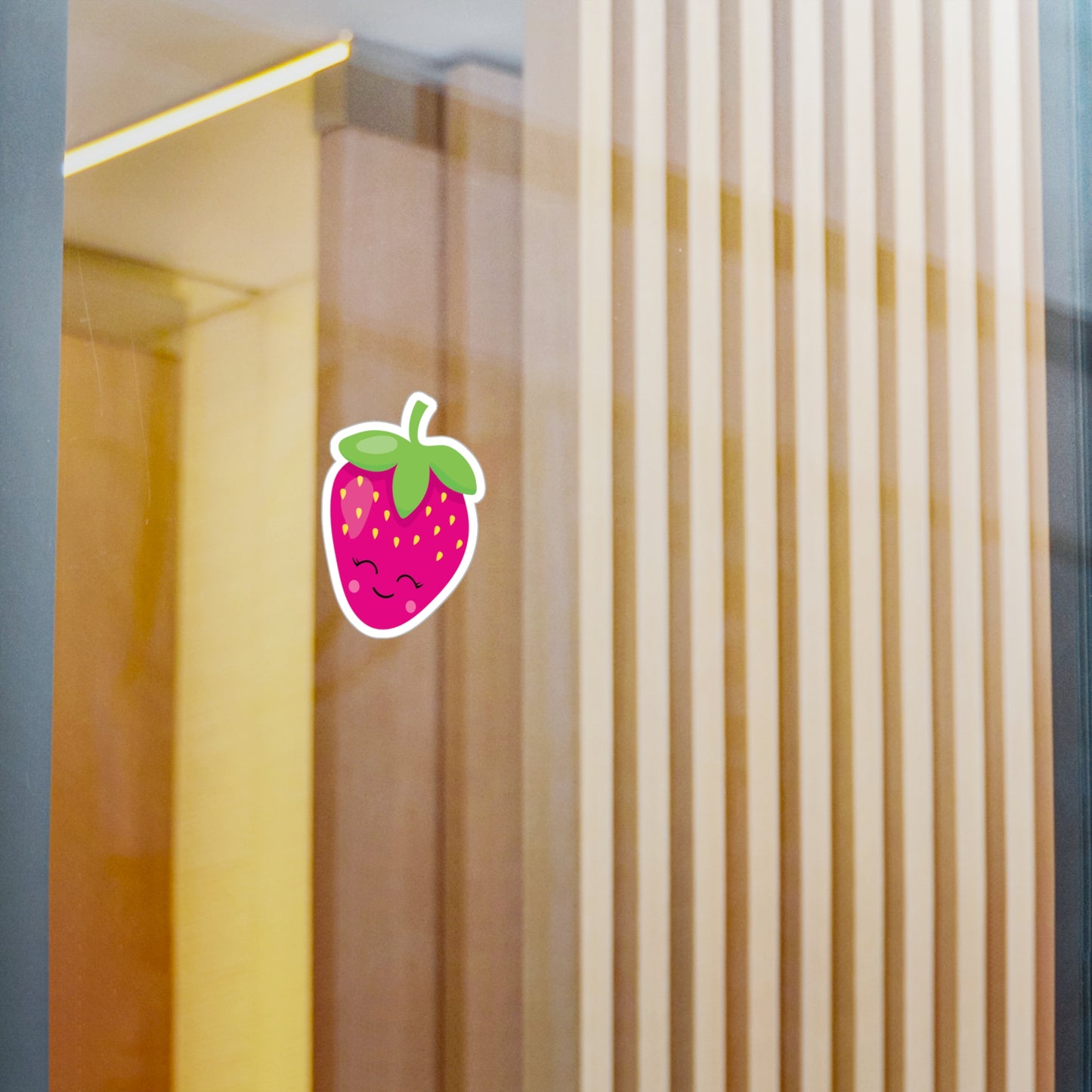 Kawaii Strawberry Sticker