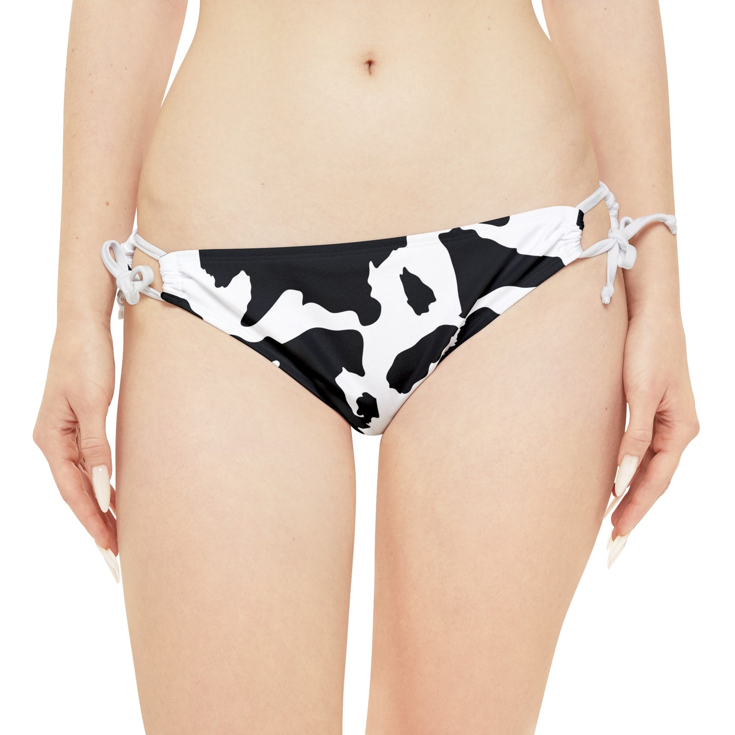 Cow Print Strappy Bikini Set