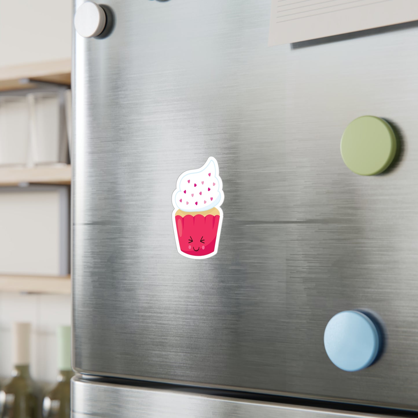 Kawaii Cute Cupcake Sticker