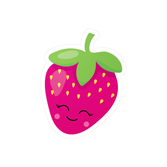 Kawaii Strawberry Sticker