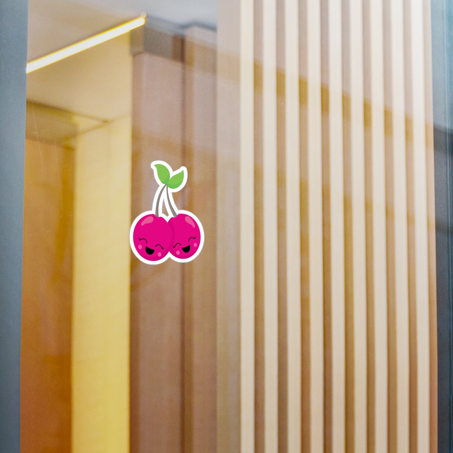 Kawaii Cherry Pair Sticker