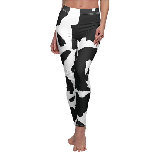 Cow Print Leggings