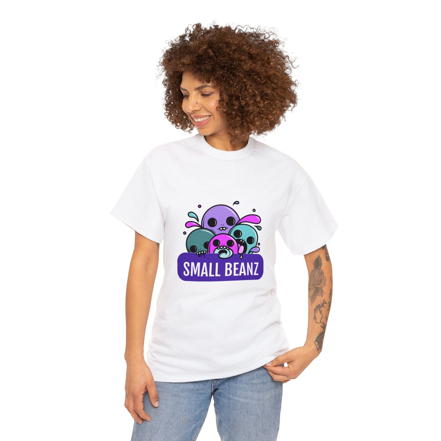 Small Beanz - Heavy Cotton Tee - FREE Express Delivery available!!