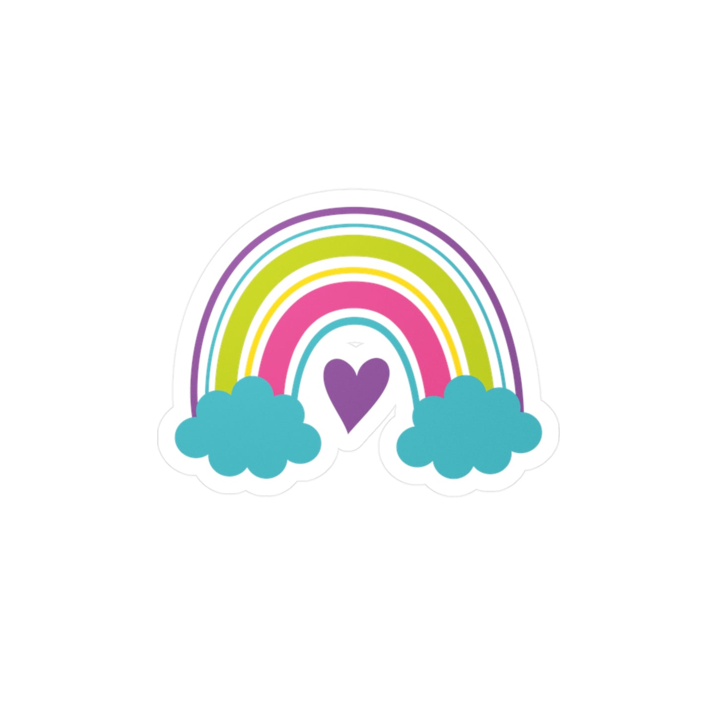 Whimsy Rainbow 5 Sticker