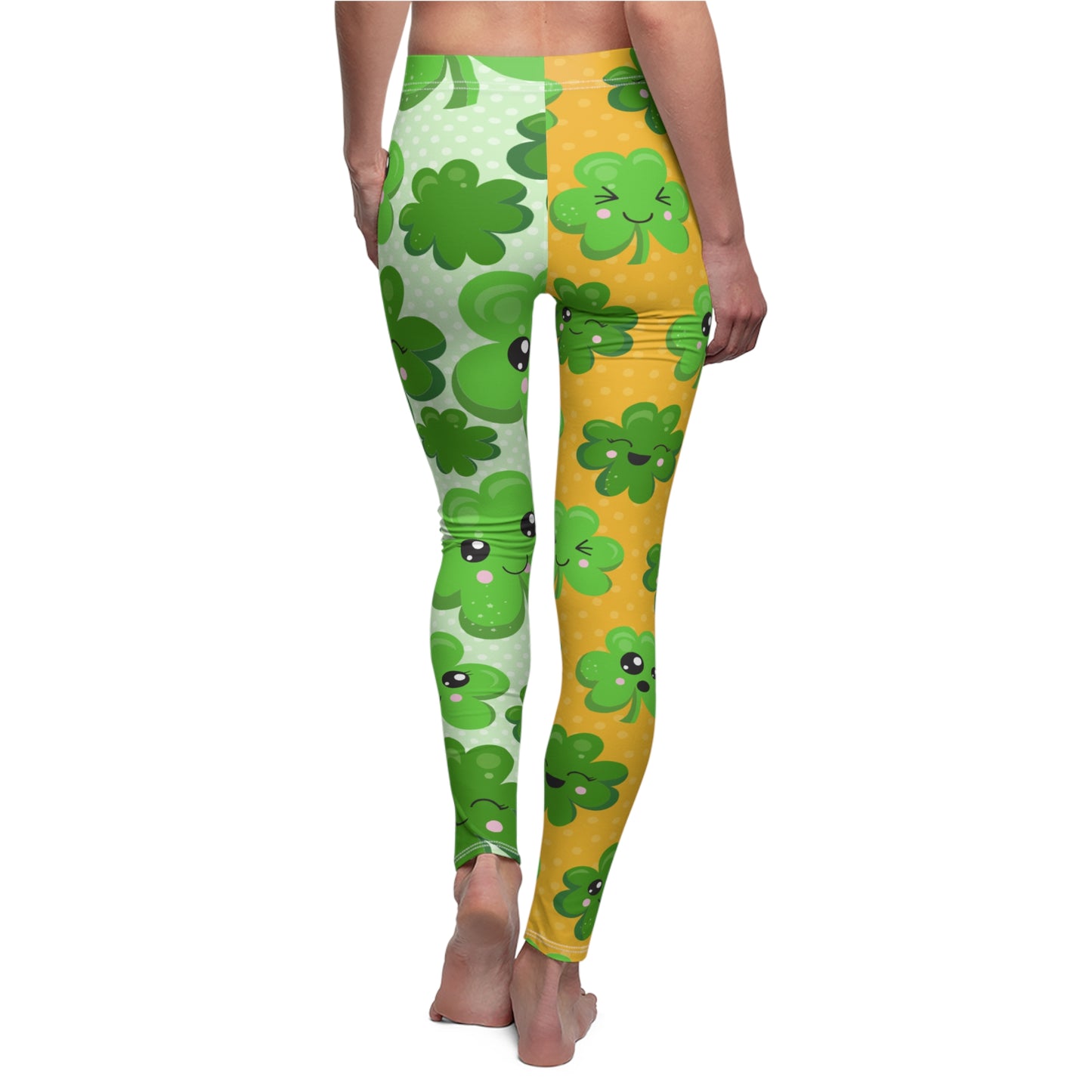 Kawaii Shamrock Leggings