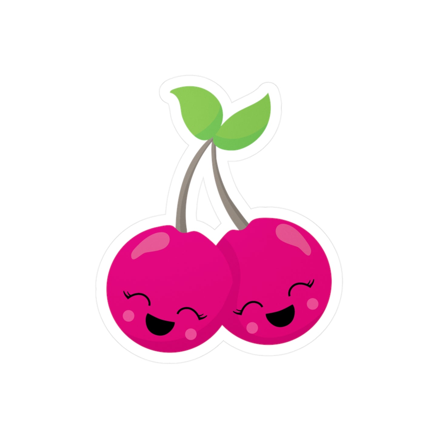 Kawaii Cherry Pair Sticker