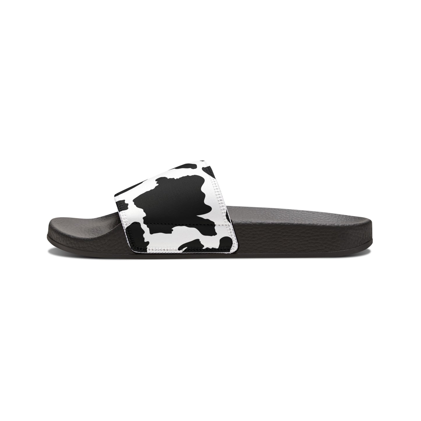 Cow Print Removable-Strap Sandals