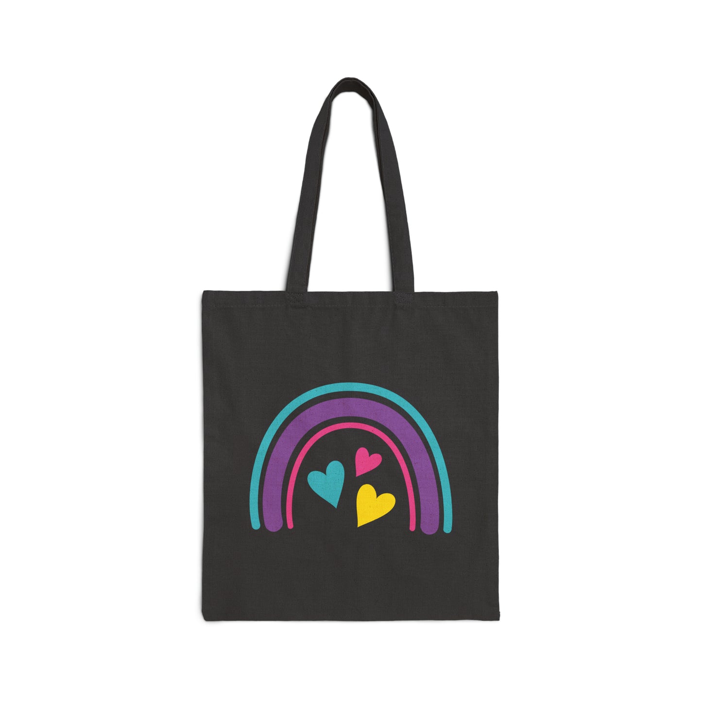 Rainbow Cotton Canvas Tote Bag