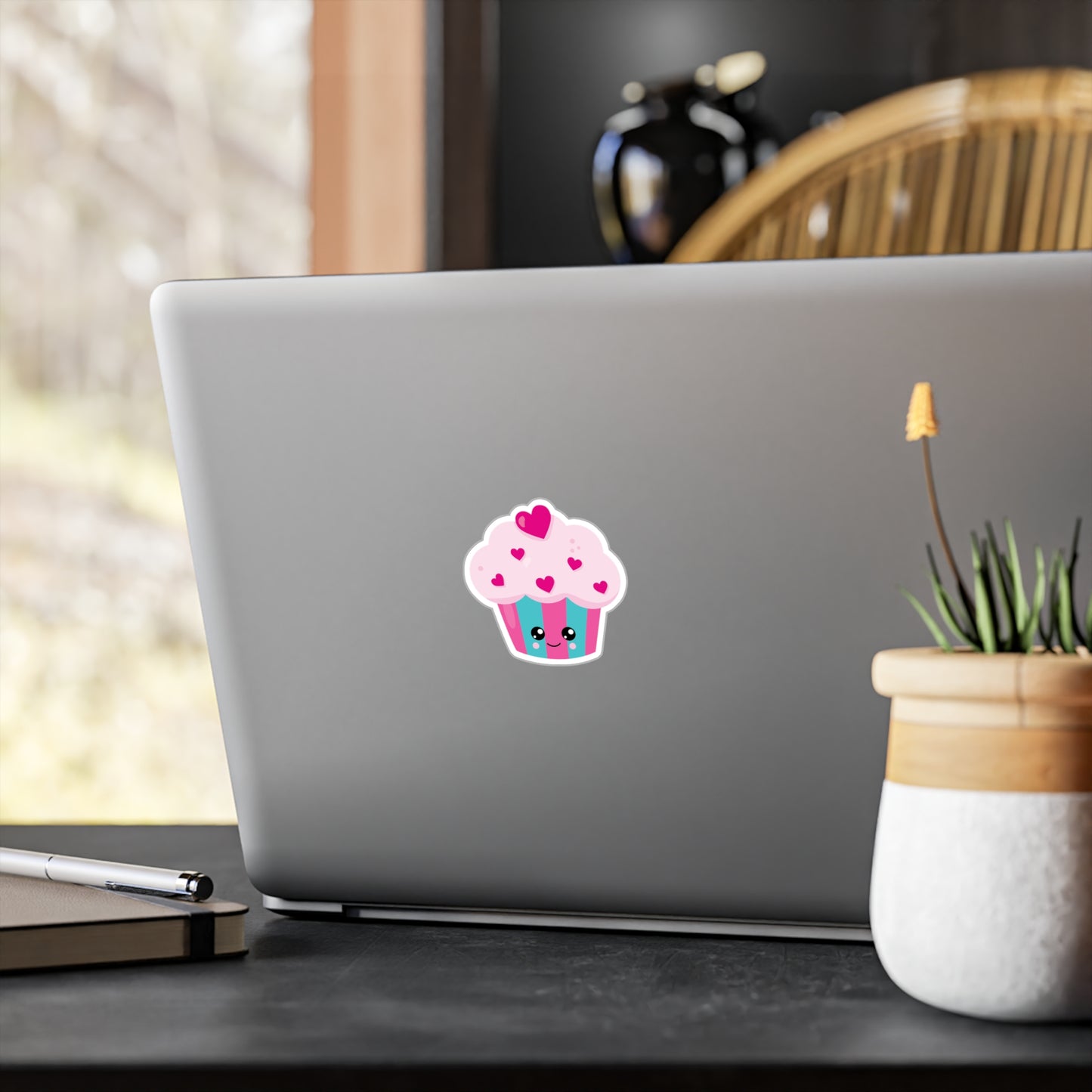 Cute Kawaii Cupcake Sticker