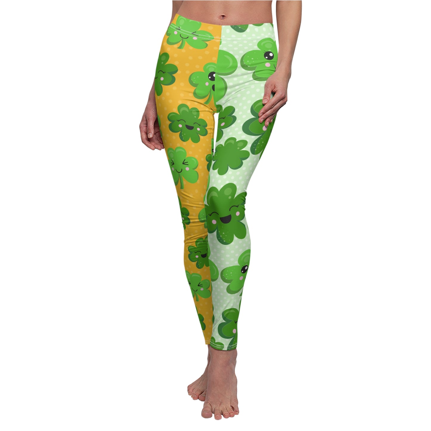 Kawaii Shamrock Leggings