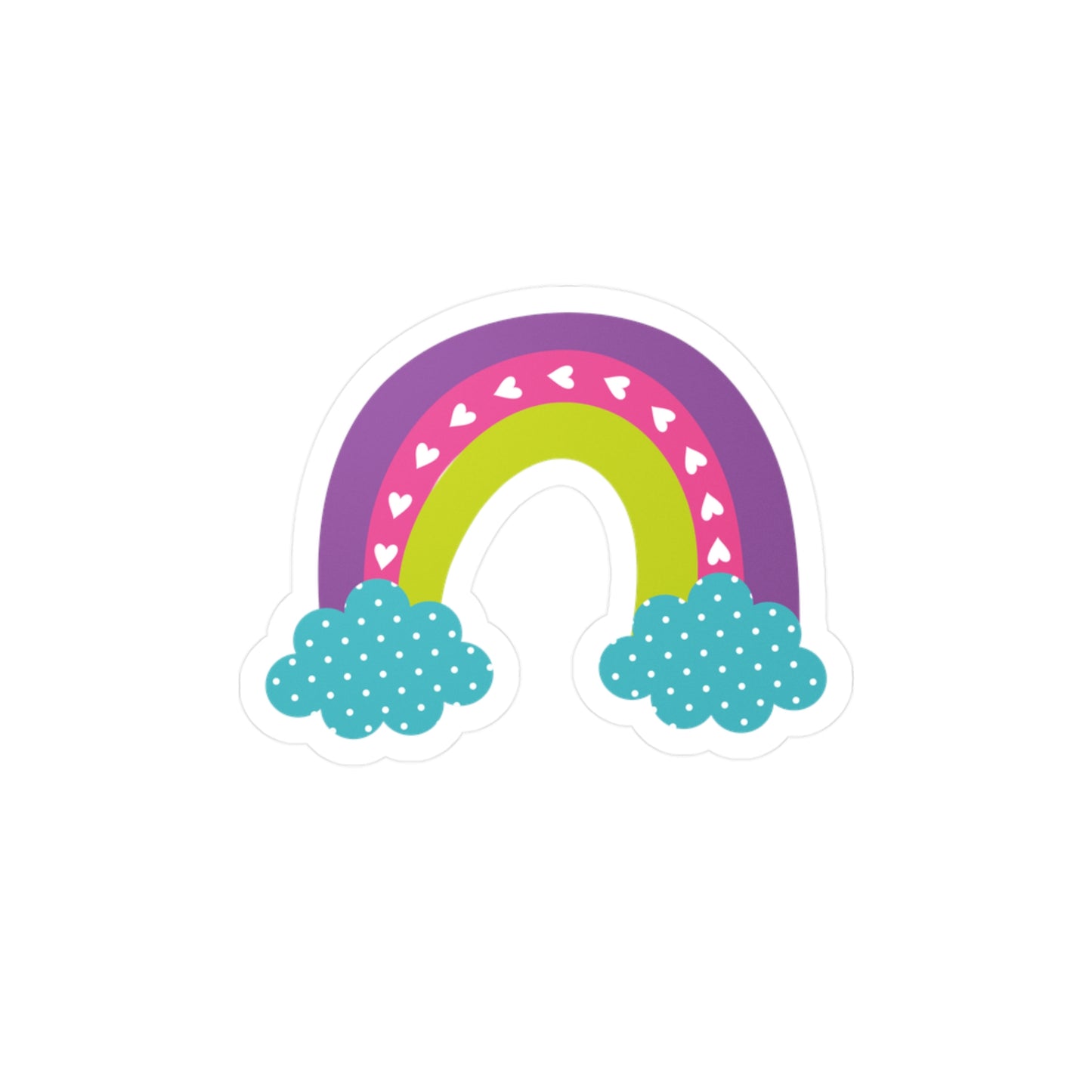 Whimsy Rainbow 8 Sticker