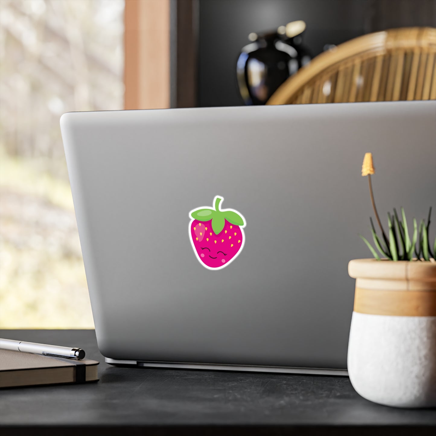 Kawaii Strawberry Sticker