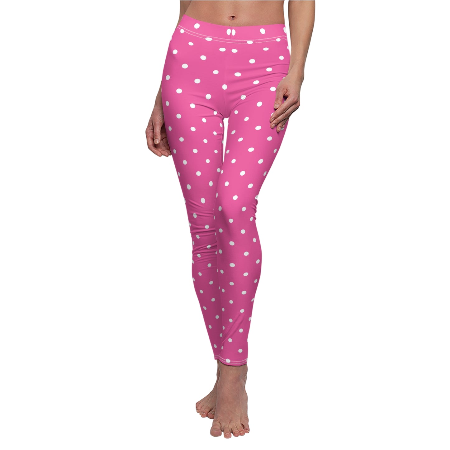 Polka Dot Leggings (Pink)