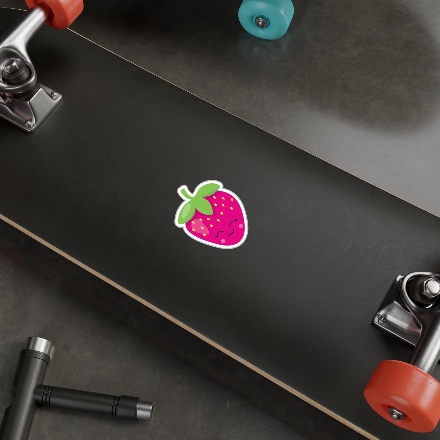 Kawaii Strawberry Sticker