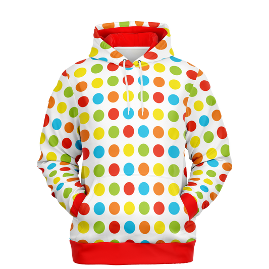 Multicolor Polka Dots Hoodie