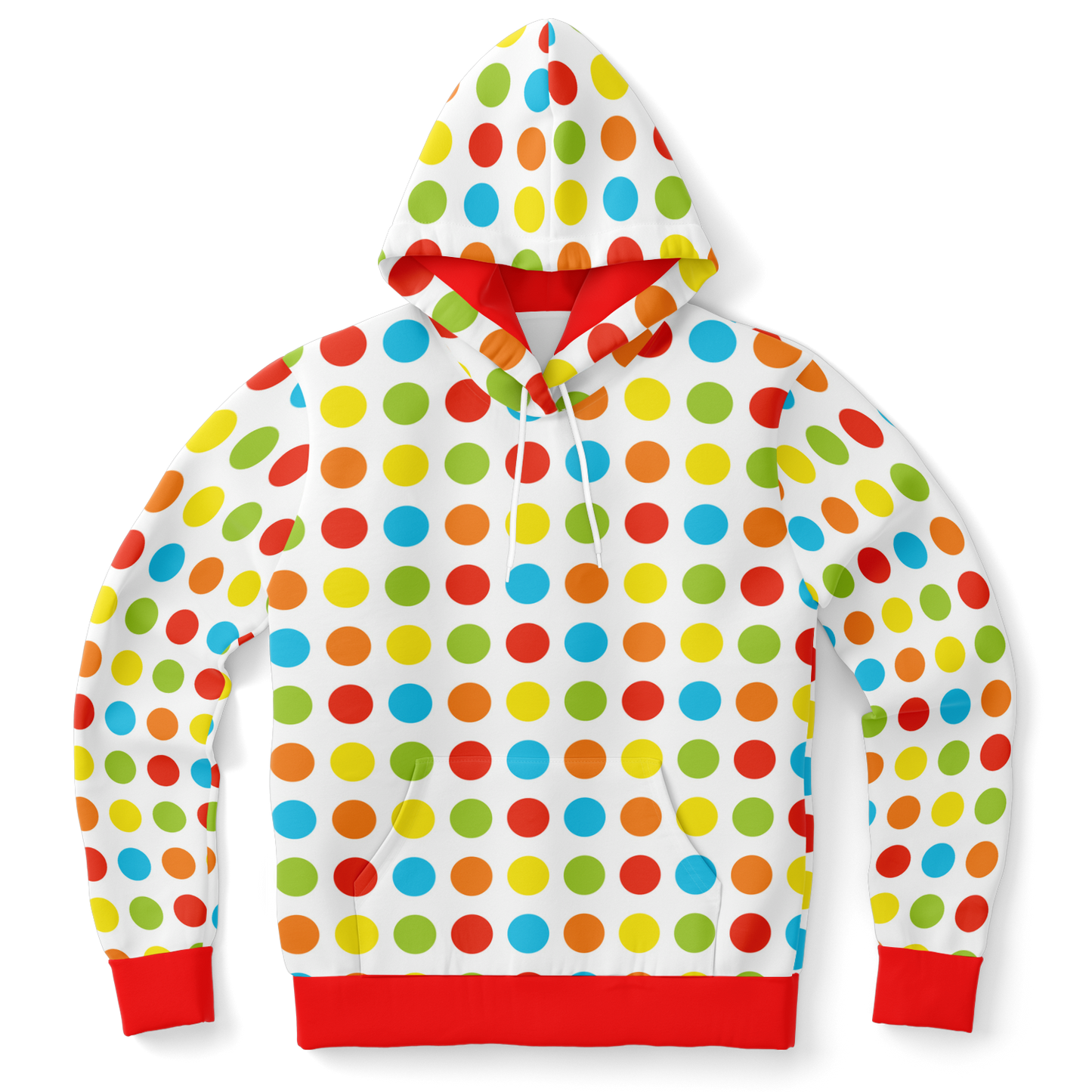 Multicolor Polka Dots Hoodie